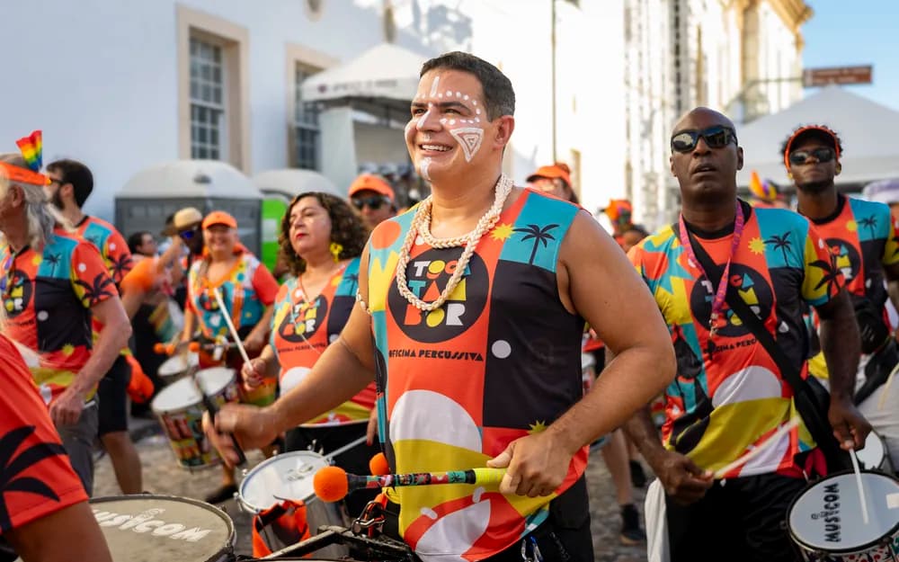 Vivência percussiva com o grupo Tocatambor